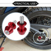 Pair Motorbike Swingarm Spools 10mm CNC Swing Arm Sliders Stand Red