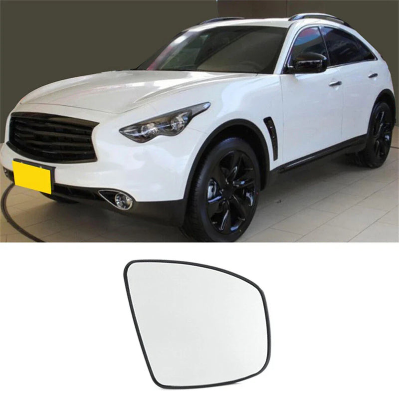 INFINITI EX35 FX35 FX50 QX50 QX70 Heated Mirror Glass w/ Backing Plate