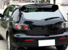 Mazda 3 Hatchback Unpainted LED Rear Roof Window Spoiler (2006-2012)