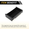 Ford Maverick (2022-2024) Black Center Console Organizer Insert Tray