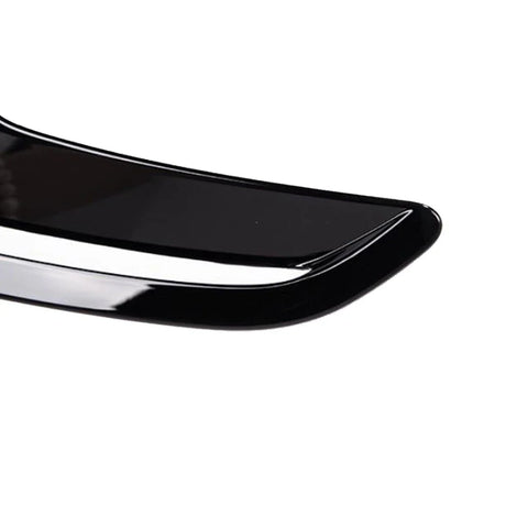 BMW X5 F15 2 x Black Side Wing Air Draft Fender Trim (2014-2016)