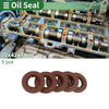 Make Model Oil Seal / 22x42x7mm / FKM Rubber High Pressure Brown 5 Pcs