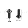 10pcs M5 5mm Windscreen Screws Fairing Windscreen Screw Titanium Tone
