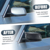 BMW 5 Series 6 Series Rearview Mirror Cover Cap Black Carbon Fiber
