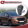 Ford Edge 2011-2014 - Blue Faux Leather Gear Shift Knob Cover (2011-2014)