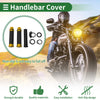 Motorcycle 7/8" 22mm Hand Grips Gold Tone Rhombus