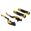 Kawasaki ZX10R Gold Extendable Brake Clutch Levers Grip Set (2016-2023)
