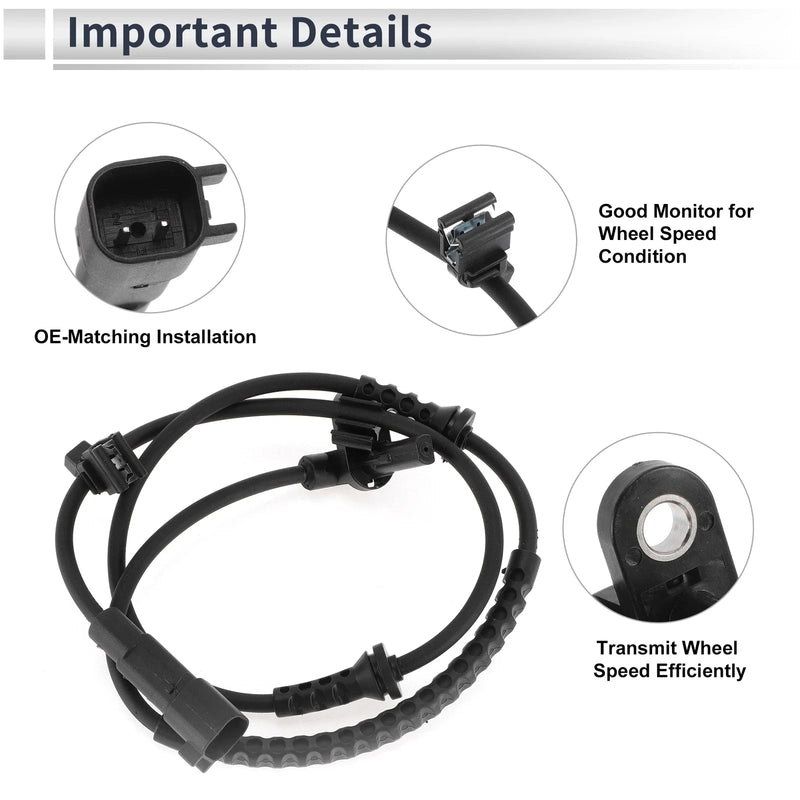Chevrolet Sonic ABS Wheel Speed Sensor Front Right (2012 - 2020)
