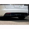 Tesla Model S 2021-2023 2022 100% DRY Carbon Fiber Rear Bumper Diffuser Lip
