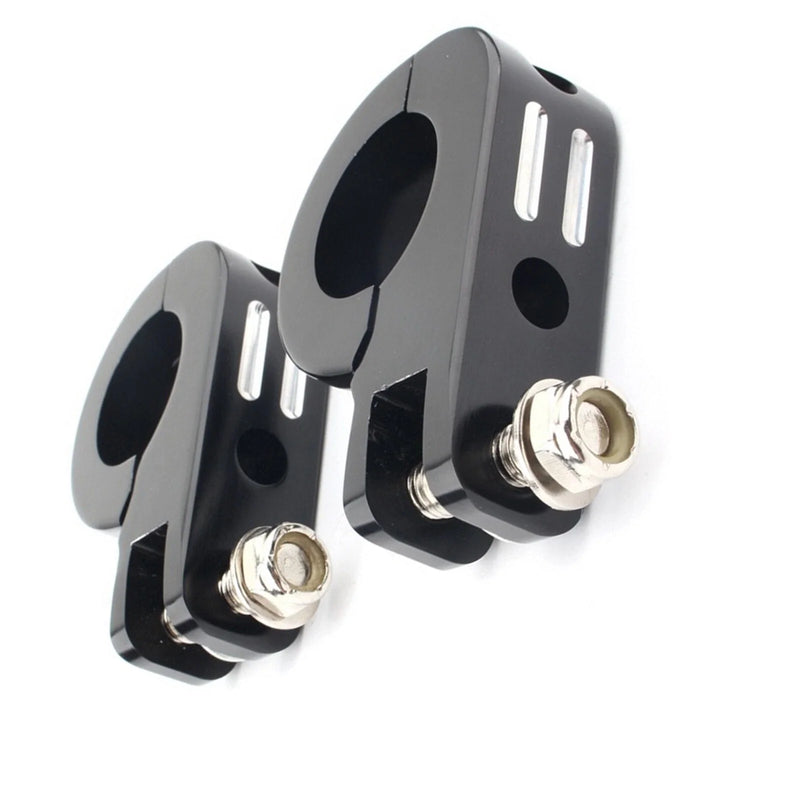 Harley Dyna 32MM 2 x Foot Peg Mount Clamp Brackets