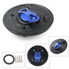 Kawasaki Ninja 400, 650, Z900, Versys 1000 CNC Blue Fuel Gas Tank Cap Keyless