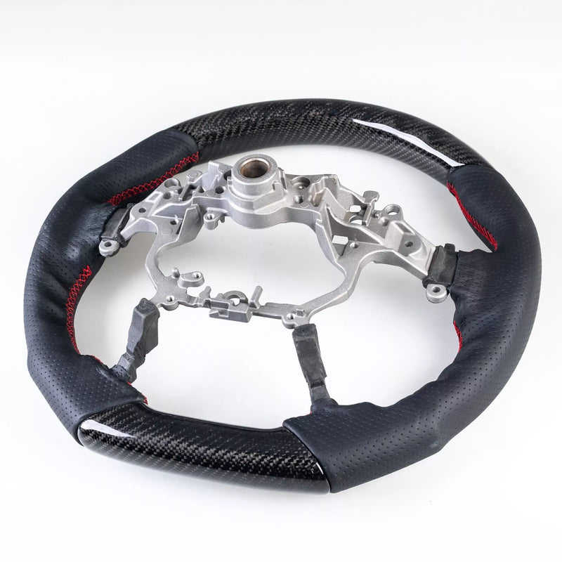 Toyota Land Cruiser Prado Carbon Flat Bottom Steering Wheel (2009-2023)