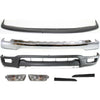 Bumper Kit For 2001-2004 Toyota Tacoma 4WD Chrome Steel