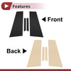 Mercedes-Benz CLS (2012-2016) Black 4 Pcs Car Door Pillar Window Trim