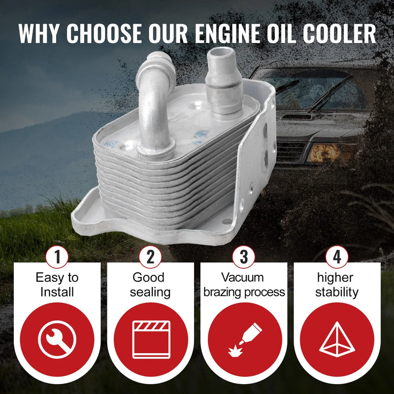 BMW E46 E90 E93 E60 X3 316i 318i Engine Oil Cooler (2000-2013)