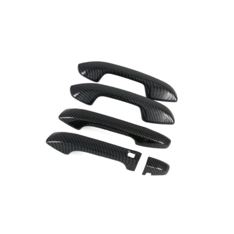 Kia Seltos 9Pcs Carbon Fiber Door Handle Cover+Cup Trim (2020–2023)