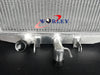 Suzuki GT750 Aluminum Radiator + Black Hose (1972-1977)