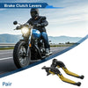 Kawasaki Vulcan S 650 2 x Brake Clutch Levers Black Gold Tone (2015–2023)