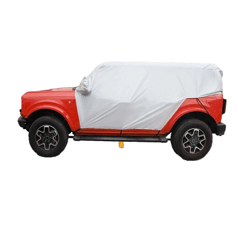 Ford Bronco 4 Door Half Car Body Sun Shade Waterproof Cover (2021-2022)