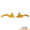 Harley Touring Road King Gold Handlebar Hand Brake Clutch Levers (2014-2023)