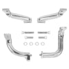 Harley Touring Chrome Driver Floorboards Mount Bracket (2014-2024)
