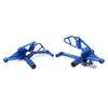 YAMAHA FZ-07 MT-07 (2013-2017) Blue Adjustable Footrests Pegs Rearset