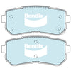 Kia Rio GCT Rear Disc Brake Pad Set 1.6L 1.4L (2005-2011)