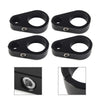 Harley 1" Handlebar 4 x Motorcycle Brake Clutch Cable Wire Clamp Clip Black