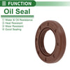 Make Model Oil Seal 25x42x7mm 5 Pcs FKM Rubber High Pressure Brown