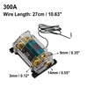 Car Audio 2 x Fuse Holder 300A 0/2/4 Gauge Car Audio LED Display