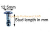 Honda CBR Fireblade Dzus Stud Bolt / 6x22, 6x25mm /