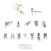 Brother Singer Janome Toyota 15 Pcs Snap-On Presser Foot Set