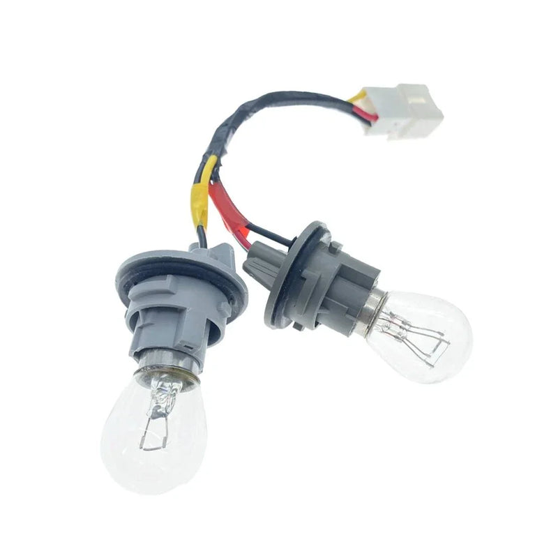 Kia Forte 1x Outer Tail Light Socket Harness w/ Bulb (2013-2016)