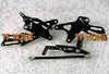 Yamaha YZF R1 (2009-2013) Black Rearsets Foot Pegs