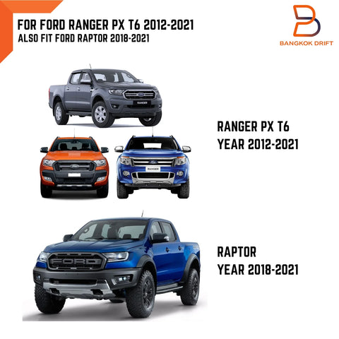 Ford Ranger PX T6 Raptor Rear Tailgate Protector Tub Rail Cover (12-21)