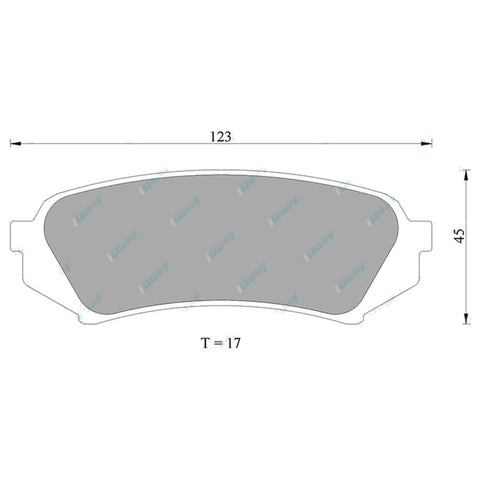 Toyota Landcruiser UZJ100R 1998-2007 4X4 V8 2UZ-FE Rear Disc Brake Pads