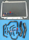 Toyota Land Cruiser 80 Series Aluminum Radiator + Blue Hose (1990-1998)
