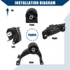 Dodge Grand Caravan Engine Motor Mount (2011-2017)