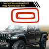 Jeep Wrangler JK Center Console Gear Shift Ring Panel Cover Trim (2011-2017)