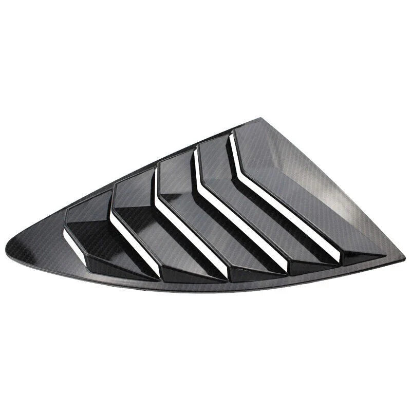 Toyota 86 Subaru BRZ Carbon Fiber Style Window Side Louver Covers (2012-2020)