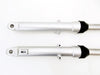 Honda XR80 670mm Silver Front Fork Leg Set