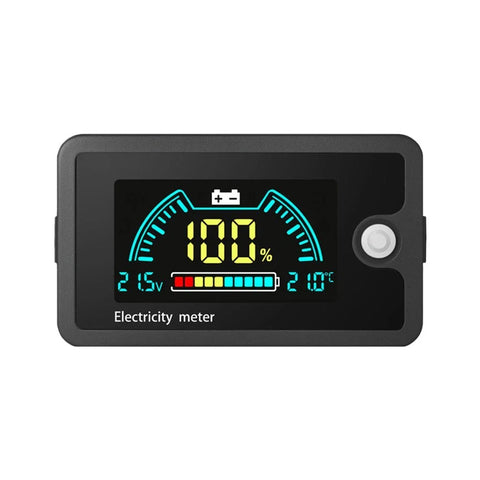 Golf Cart with Voltage Alarm and Clear LCD Screen Digital Battery Monitor