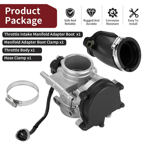 Polaris Ranger XP 700 EFI 2006-2009 Throttle Body & Adapter