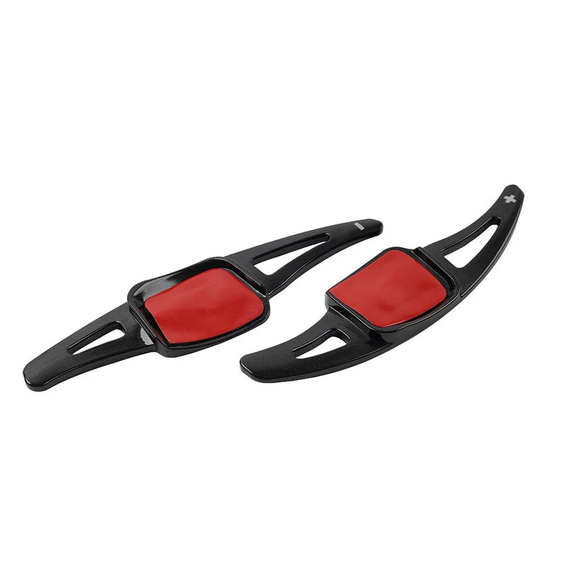 VW Golf, Atlas, Sharan, Touareg Black Steering Wheel Paddle Shifter Extensions (2020-2023)