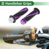 Motorcycle Purple 7/8" 22mm Hand Grips Cover Kit