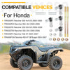 Honda TRX350TM Rancher 2x Tie Rods w/ End Kit 2x4 (2000–2006)
