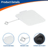 BMW 535i 550i GT White Front Right Tow Hook Cover