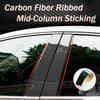Hyundai Tucson 6 x Carbon Fiber Pillar Posts Door Trim Covers (2021–2023)