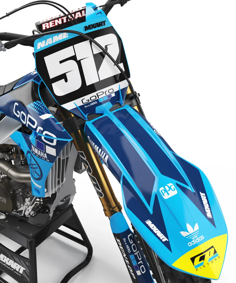 Yamaha YZ 250 2022-2023 - Boost Graphics Decals Sticker Kit