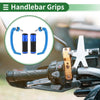 Motorcycle Hand Grips Cover Kit Handlebar Cover Diamond Pattern